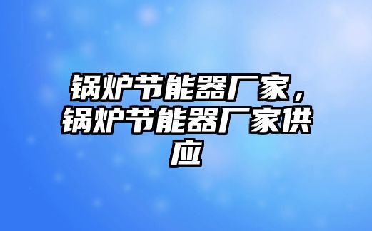 鍋爐節(jié)能器廠家，鍋爐節(jié)能器廠家供應