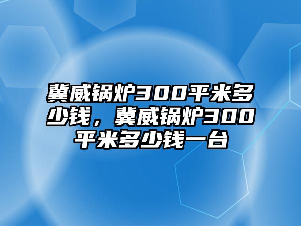 冀威鍋爐300平米多少錢，冀威鍋爐300平米多少錢一臺(tái)