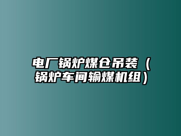 電廠鍋爐煤倉吊裝（鍋爐車間輸煤機組）