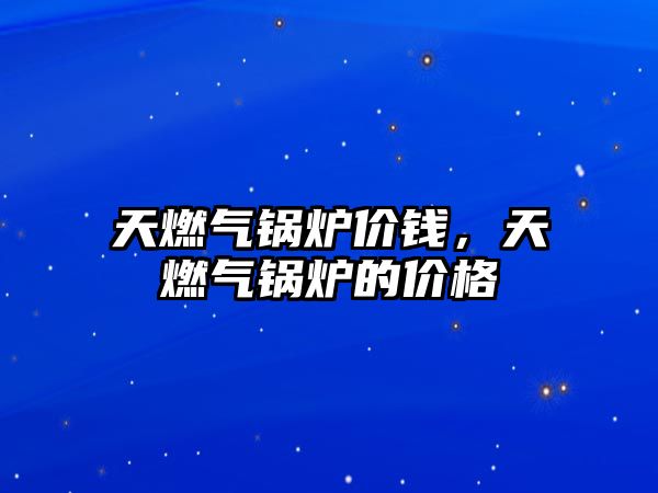 天燃?xì)忮仩t價(jià)錢，天燃?xì)忮仩t的價(jià)格