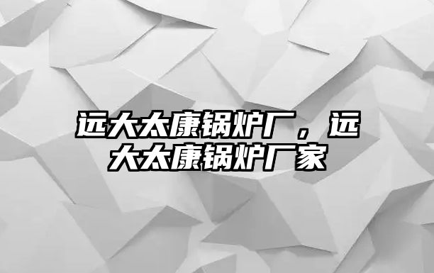 遠(yuǎn)大太康鍋爐廠，遠(yuǎn)大太康鍋爐廠家