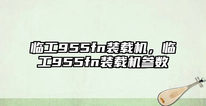 臨工955fn裝載機，臨工955fn裝載機參數