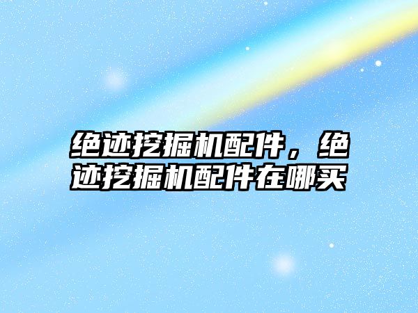 絕跡挖掘機配件，絕跡挖掘機配件在哪買