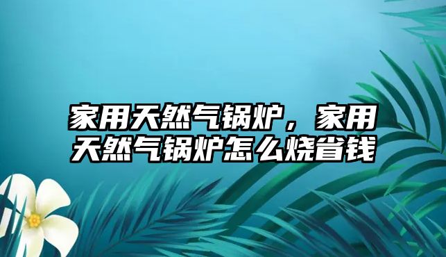 家用天然氣鍋爐，家用天然氣鍋爐怎么燒省錢