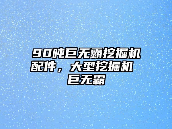 90噸巨無霸挖掘機配件，大型挖掘機 巨無霸