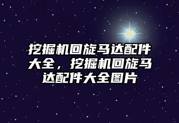 挖掘機回旋馬達配件大全，挖掘機回旋馬達配件大全圖片