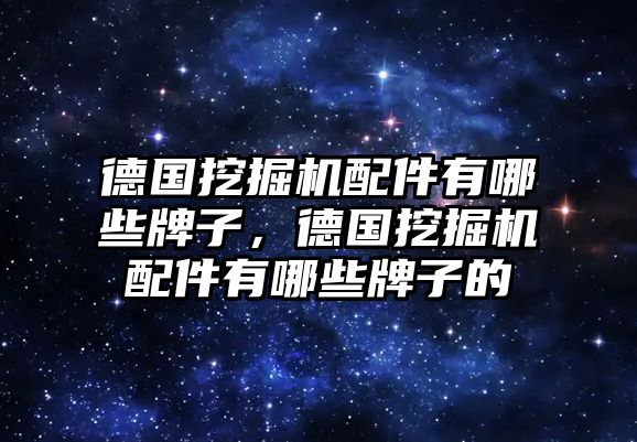 德國挖掘機配件有哪些牌子，德國挖掘機配件有哪些牌子的