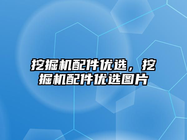 挖掘機配件優選，挖掘機配件優選圖片