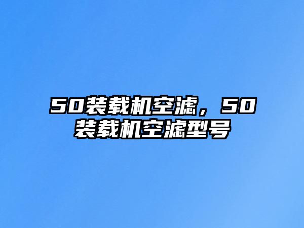 50裝載機(jī)空濾，50裝載機(jī)空濾型號(hào)