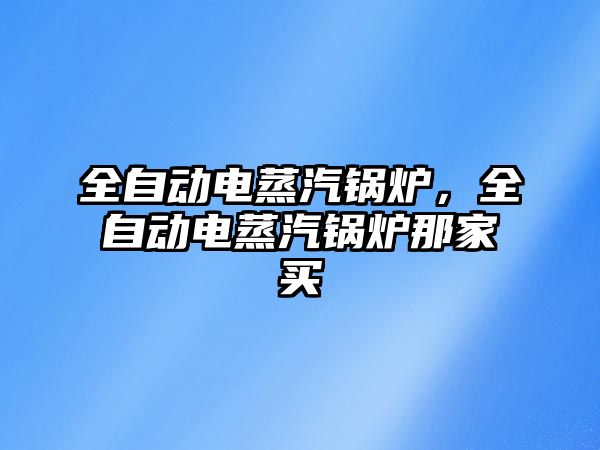 全自動電蒸汽鍋爐，全自動電蒸汽鍋爐那家買