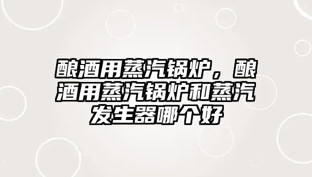 釀酒用蒸汽鍋爐，釀酒用蒸汽鍋爐和蒸汽發(fā)生器哪個(gè)好