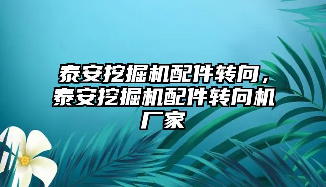 泰安挖掘機配件轉向，泰安挖掘機配件轉向機廠家