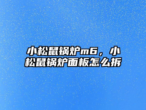 小松鼠鍋爐m6，小松鼠鍋爐面板怎么拆