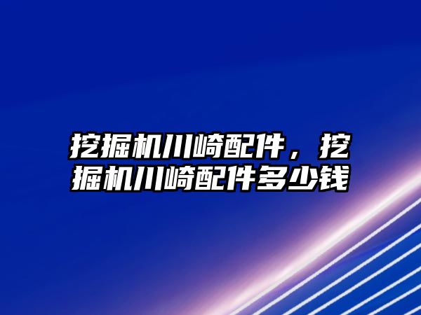 挖掘機川崎配件，挖掘機川崎配件多少錢