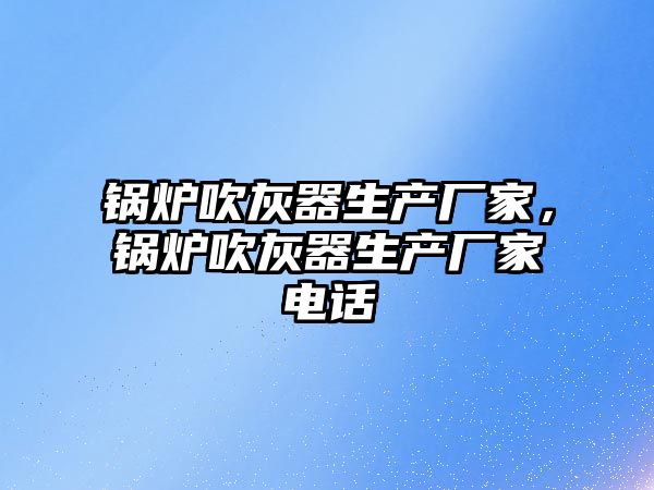 鍋爐吹灰器生產廠家，鍋爐吹灰器生產廠家電話