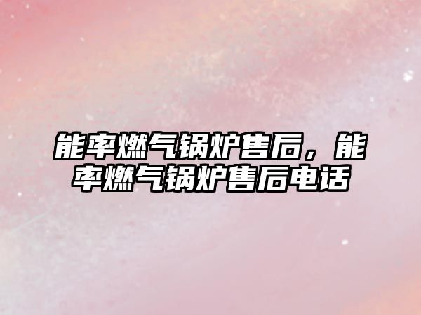 能率燃氣鍋爐售后，能率燃氣鍋爐售后電話