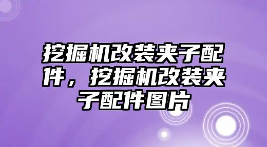 挖掘機改裝夾子配件，挖掘機改裝夾子配件圖片