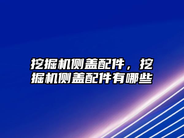 挖掘機側(cè)蓋配件，挖掘機側(cè)蓋配件有哪些