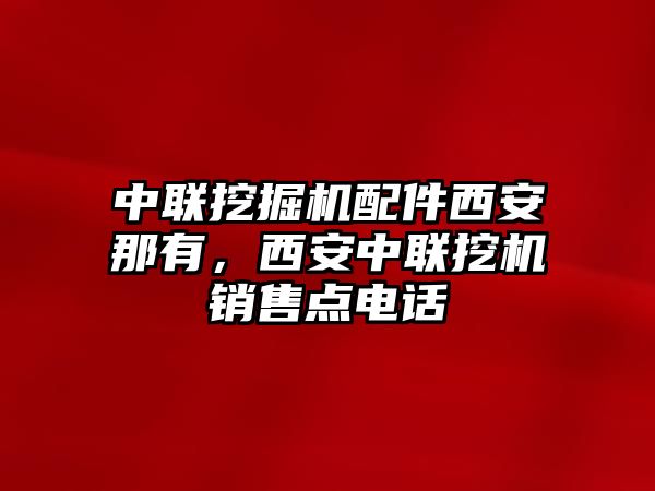 中聯(lián)挖掘機(jī)配件西安那有，西安中聯(lián)挖機(jī)銷售點(diǎn)電話