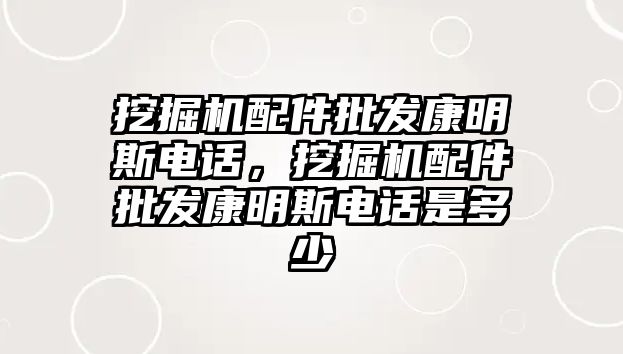 挖掘機配件批發(fā)康明斯電話，挖掘機配件批發(fā)康明斯電話是多少