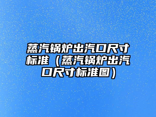 蒸汽鍋爐出汽口尺寸標準（蒸汽鍋爐出汽口尺寸標準圖）