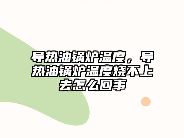 導熱油鍋爐溫度，導熱油鍋爐溫度燒不上去怎么回事