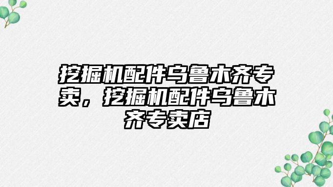 挖掘機配件烏魯木齊專賣，挖掘機配件烏魯木齊專賣店