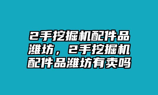 2手挖掘機配件品濰坊，2手挖掘機配件品濰坊有賣嗎