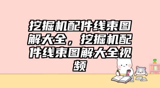 挖掘機配件線束圖解大全，挖掘機配件線束圖解大全視頻