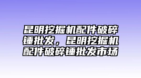 昆明挖掘機配件破碎錘批發(fā)，昆明挖掘機配件破碎錘批發(fā)市場