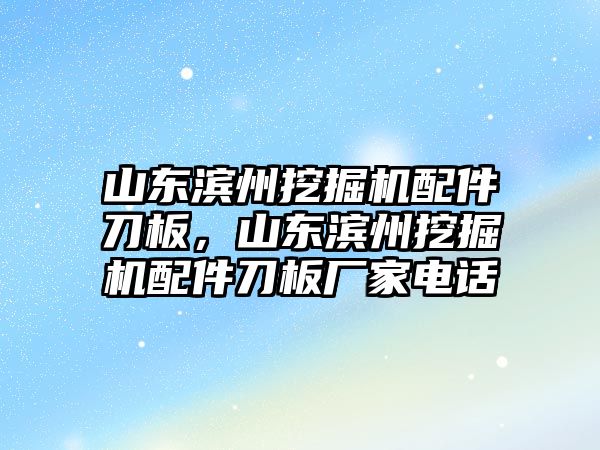 山東濱州挖掘機配件刀板，山東濱州挖掘機配件刀板廠家電話