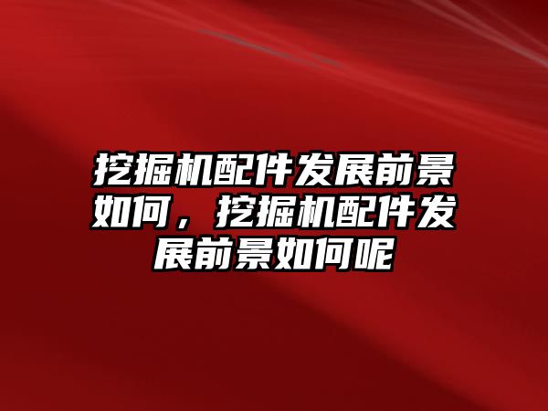 挖掘機配件發展前景如何，挖掘機配件發展前景如何呢