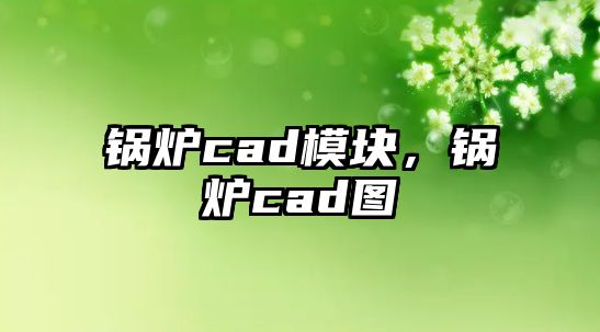 鍋爐cad模塊，鍋爐cad圖