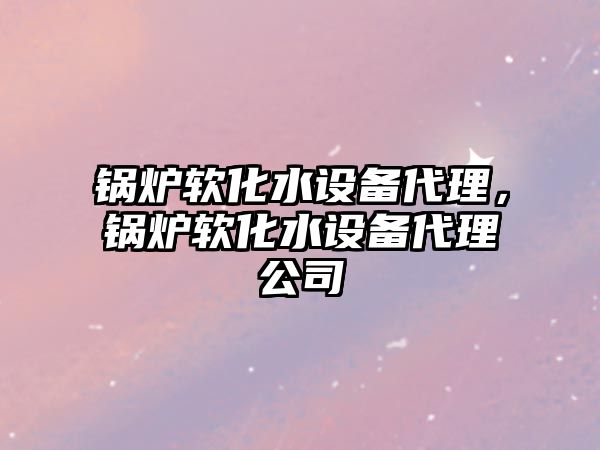 鍋爐軟化水設備代理，鍋爐軟化水設備代理公司