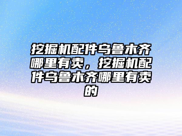 挖掘機配件烏魯木齊哪里有賣，挖掘機配件烏魯木齊哪里有賣的