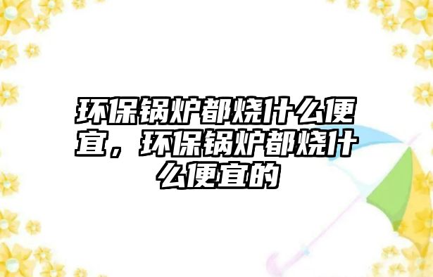 環保鍋爐都燒什么便宜，環保鍋爐都燒什么便宜的