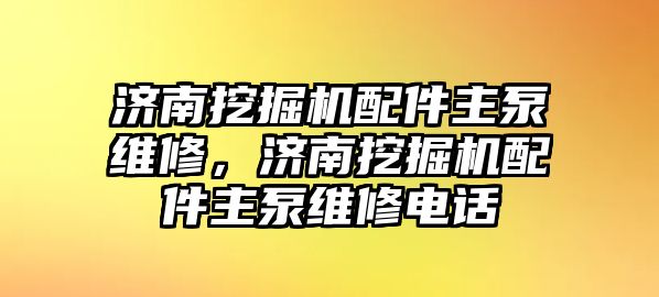 濟(jì)南挖掘機(jī)配件主泵維修，濟(jì)南挖掘機(jī)配件主泵維修電話