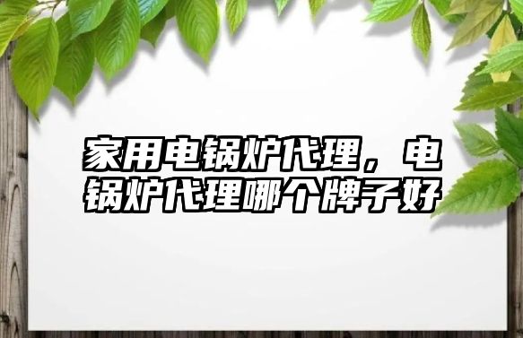 家用電鍋爐代理，電鍋爐代理哪個牌子好