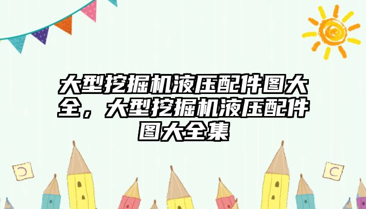 大型挖掘機液壓配件圖大全，大型挖掘機液壓配件圖大全集