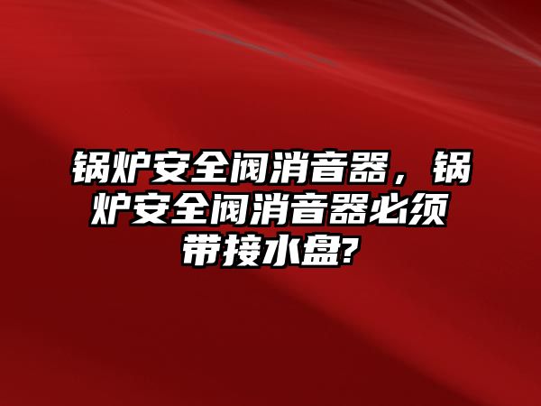 鍋爐安全閥消音器，鍋爐安全閥消音器必須帶接水盤?