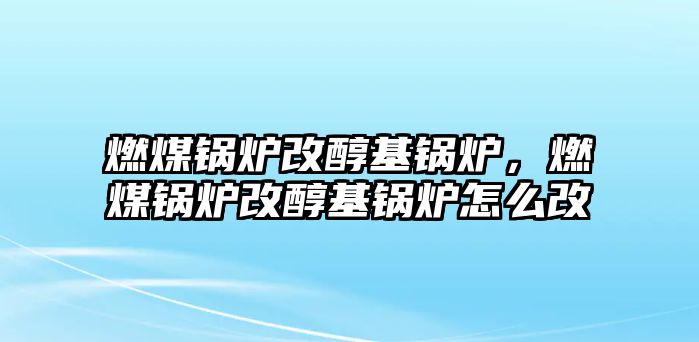 燃煤鍋爐改醇基鍋爐，燃煤鍋爐改醇基鍋爐怎么改