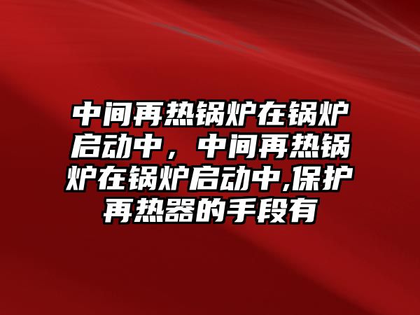 中間再熱鍋爐在鍋爐啟動(dòng)中，中間再熱鍋爐在鍋爐啟動(dòng)中,保護(hù)再熱器的手段有