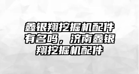 鑫銀翔挖掘機(jī)配件有名嗎，濟(jì)南鑫銀翔挖掘機(jī)配件