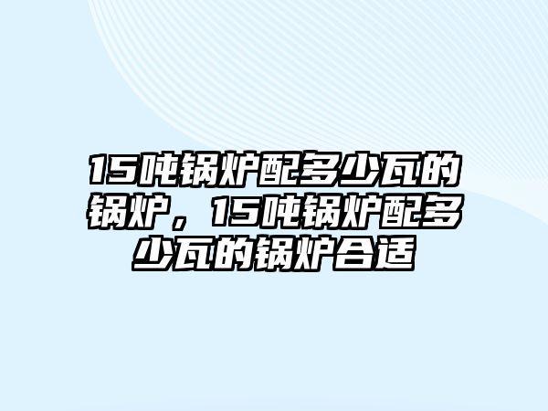 15噸鍋爐配多少瓦的鍋爐，15噸鍋爐配多少瓦的鍋爐合適