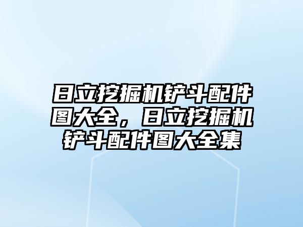 日立挖掘機鏟斗配件圖大全，日立挖掘機鏟斗配件圖大全集