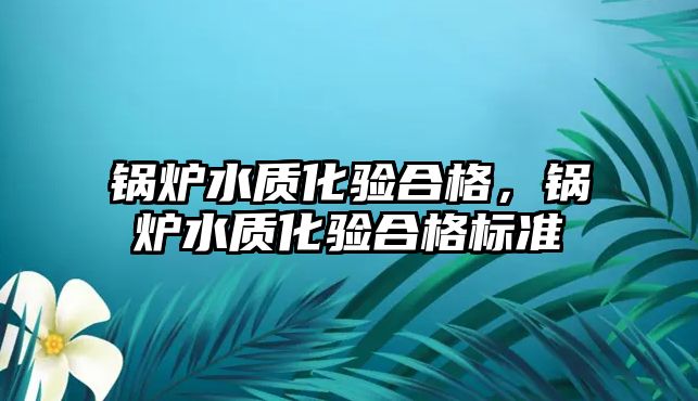 鍋爐水質化驗合格，鍋爐水質化驗合格標準