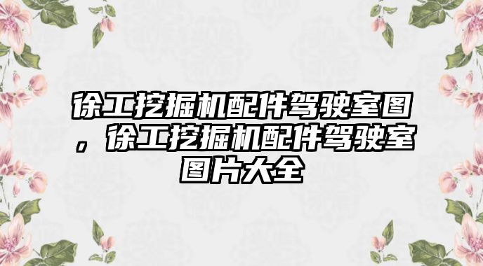 徐工挖掘機配件駕駛室圖，徐工挖掘機配件駕駛室圖片大全