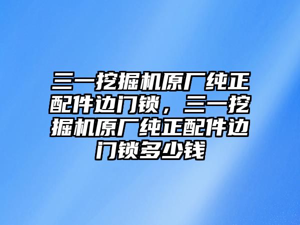 三一挖掘機(jī)原廠純正配件邊門鎖，三一挖掘機(jī)原廠純正配件邊門鎖多少錢