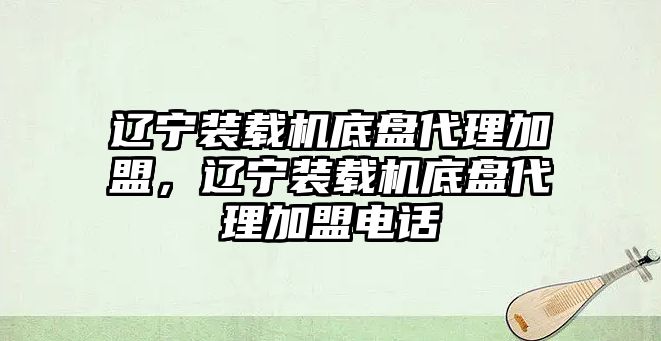 遼寧裝載機底盤代理加盟，遼寧裝載機底盤代理加盟電話