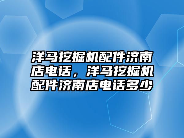 洋馬挖掘機配件濟南店電話，洋馬挖掘機配件濟南店電話多少